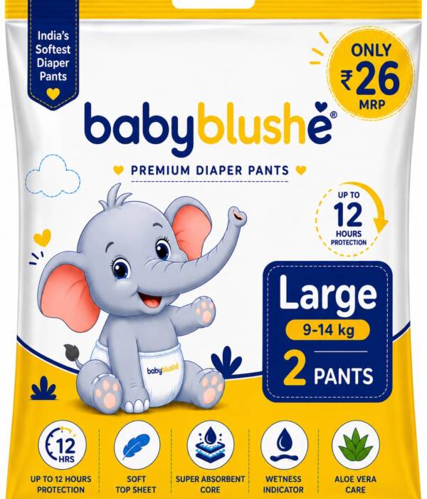 Babyblushé Premium Diaper Pants Large (9–14 kg)