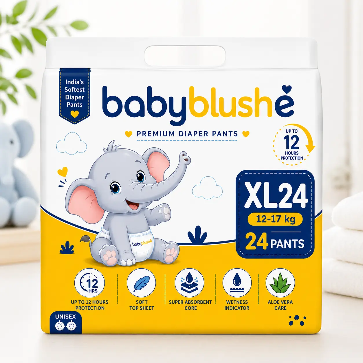 Babyblush Premium Diaper Pants XL – 12–17 kg